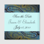 Aimant Turquoise Blue Paisley Peacock Invitations de mari<br><div class="desc">Invitations de mariage en paisley bleu turquoise. Invitations de mariage turquoise bleu paon. invitations de mariage en cachemire bleu turquoise. Invitations de mariage Royal blue paisley. Invitations de mariage indiennes. Invitations de mariage indien Paisley. Invitations de mariage indien de Peacock.</div>