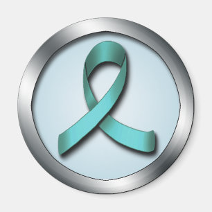 Aimant turquoise de conscience de Cancer ovarien