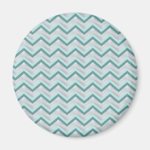 Aimant Turquoise et perles ZigZag