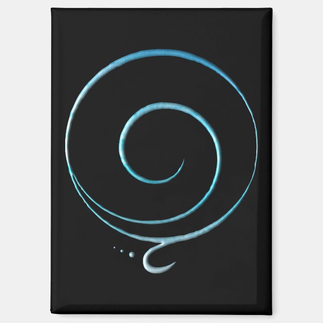Aimant Turquoise Gratitude  (Recto)