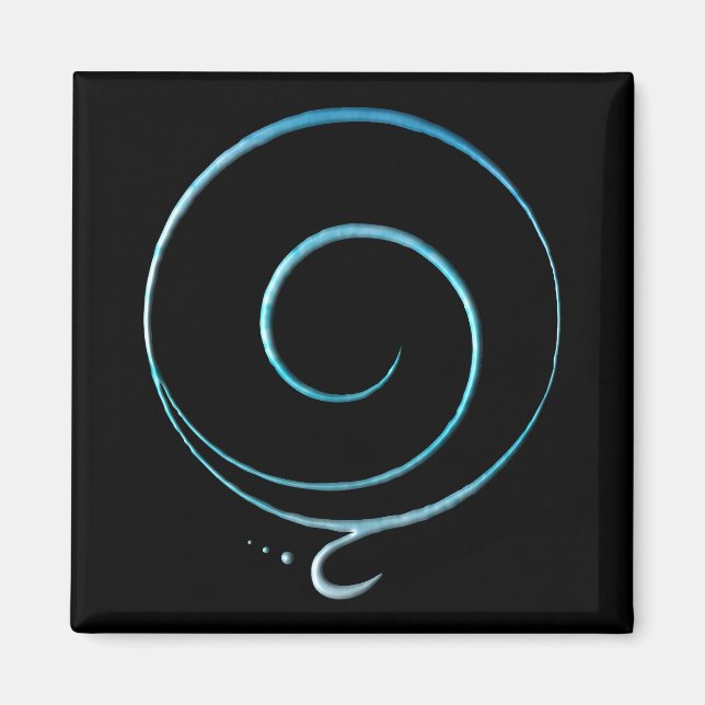 Aimant Turquoise Gratitude (Devant)