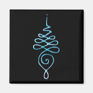 Aimant Turquoise Unalome