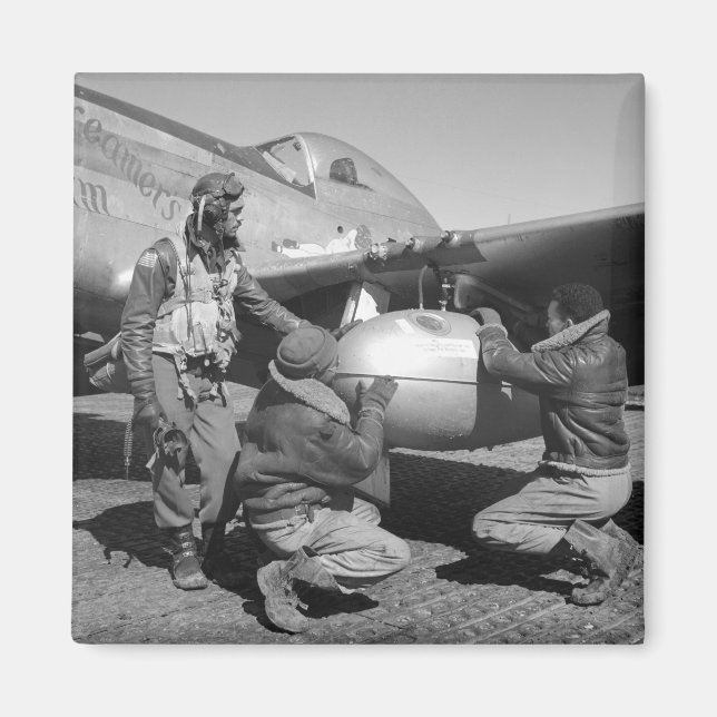 Aimant Tuskegee Airmen, 1945 (Devant)