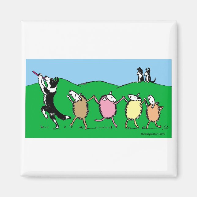 Aimant Tuyauterie Collie Bordure (Devant)