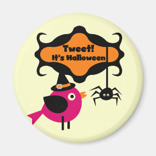 Aimant Tweet T-shirts et cadeaux Halloween