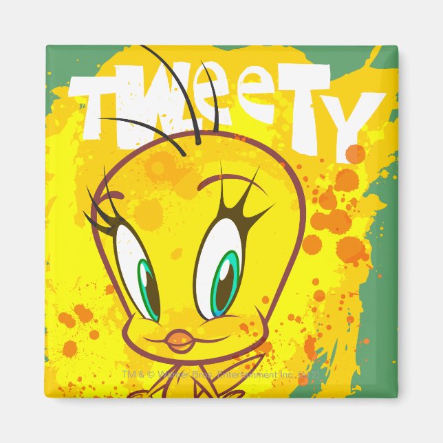 Aimant Tweety avec nom (Devant)