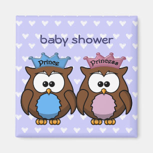 Aimant twin owl princess