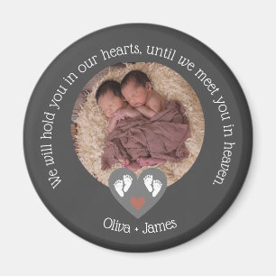 Aimant Twins fausse couche Baby Loss Memorial Stillborn