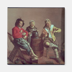 Aimant Two Boys and a Girl Making Music, 1629