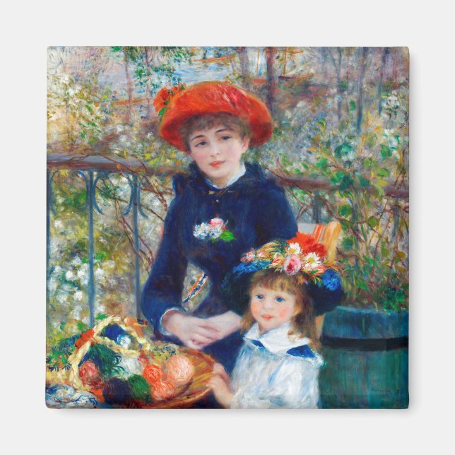 Aimant Two Sisters, Renoir (Devant)