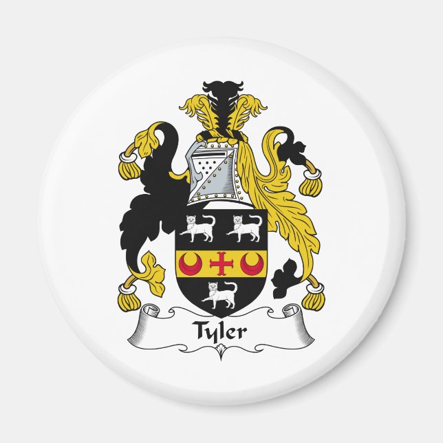 Aimant Tyler Family Crest (Devant)