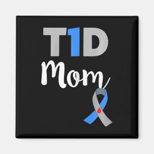 Aimant Type 1 Diabète Maman - T1D Maman