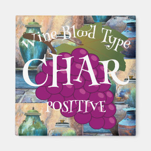 Aimant Type de sang vin Chardonnay Positive o ab b