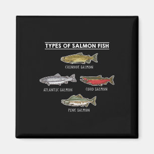 Aimant Types De Poissons Saumons Pour La Pêche Saumon