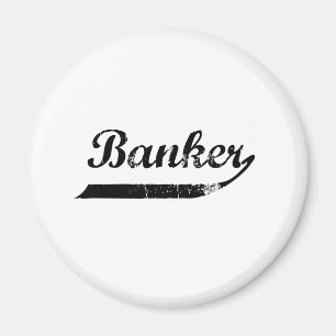 Aimant Typographie banquière