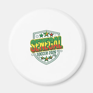 Aimant Typographie de pays audacieux Football Sénégal 202