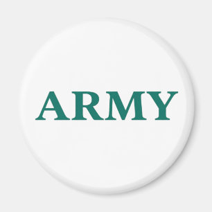 Aimant Typographie Gras Style Militaire Minimal Texte