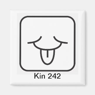 Aimant Tzolkin Vento Branco Kin 242