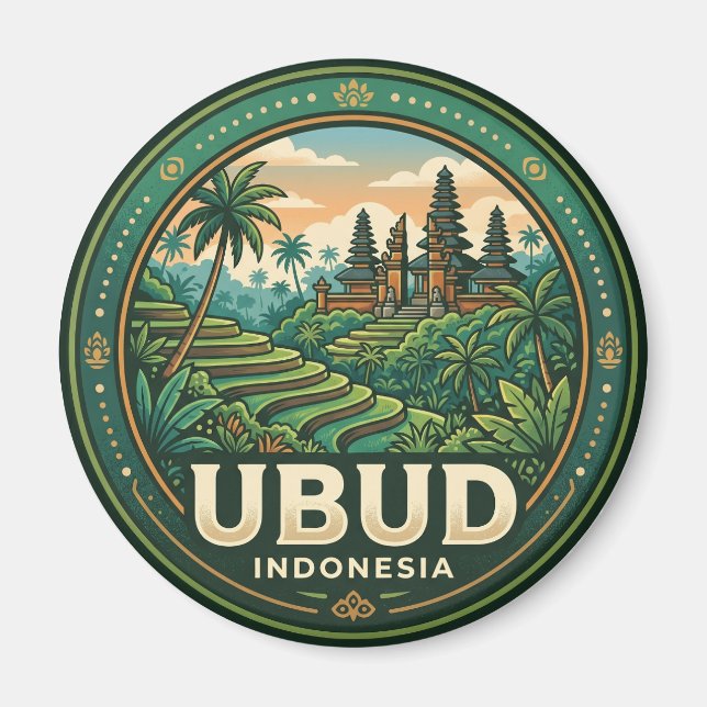 Aimant Ubud Indonésie (Devant)