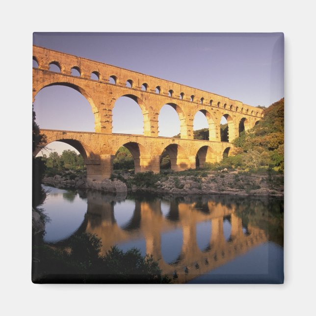 Aimant UE, France, Provence, Gard, Pont du Gard. (Devant)