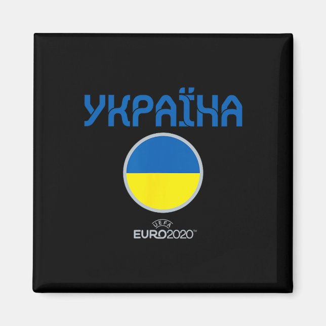 Aimant Uefa Euro 2020 nation ukrainienne  (Devant)