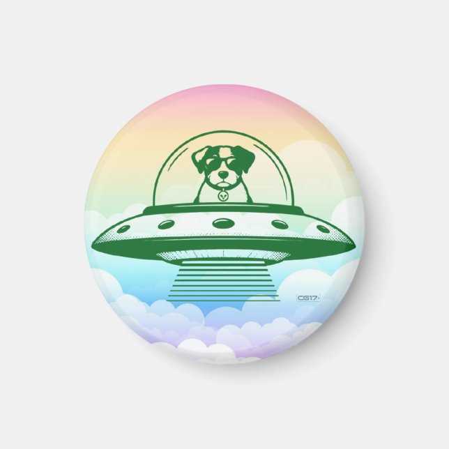 AIMANT UFO PETS (Devant)