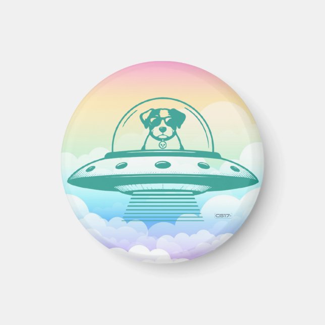 AIMANT UFO PETS (Devant)