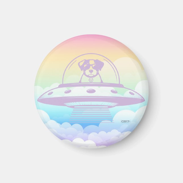 AIMANT UFO PETS (Devant)