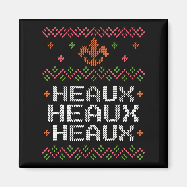 Aimant Ugly Cajun Christmas Xmas New Orleans Southern Lou (Devant)