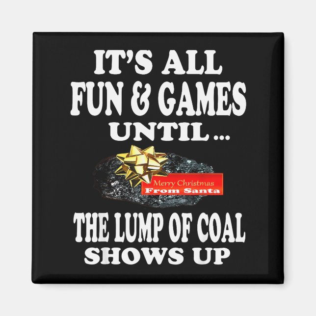 Aimant Ugly Christmas T Shirt Naughty Kid Men Women Lump  (Devant)