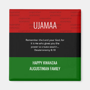 Aimant UJAMAA Kwanzaa