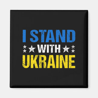 Aimant Ukraine Drapeau rétro ukrainien Vintage Femmes Pat