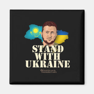 Aimant Ukraine Kazakhstan Volodymyr Zelensky Soutenez l'U