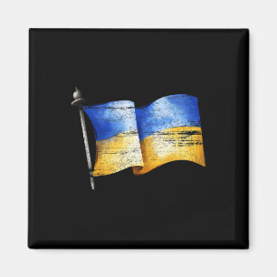 Aimant Ukraine Vintage Soutenez l'Ukraine Soutenez l'Ukra