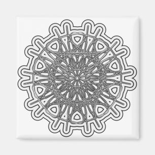 Aimant Ultra Cool Mandala Design #1