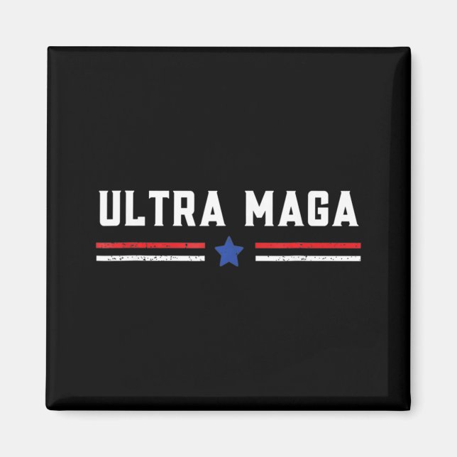 Aimant Ultra MAGA Et Fier De Cela Anti-Biden (Devant)