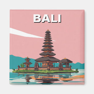 Aimant Ulun Danu Bali Indonésie Voyage Abstrait