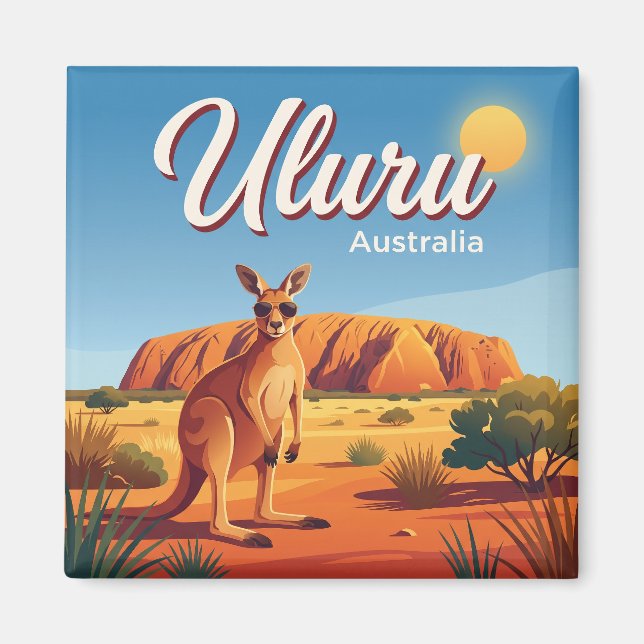 Aimant Uluru Australie (Devant)