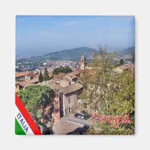 Aimant UMB015 PERUGIA, Ombrie, Italie, Réfrigérateur