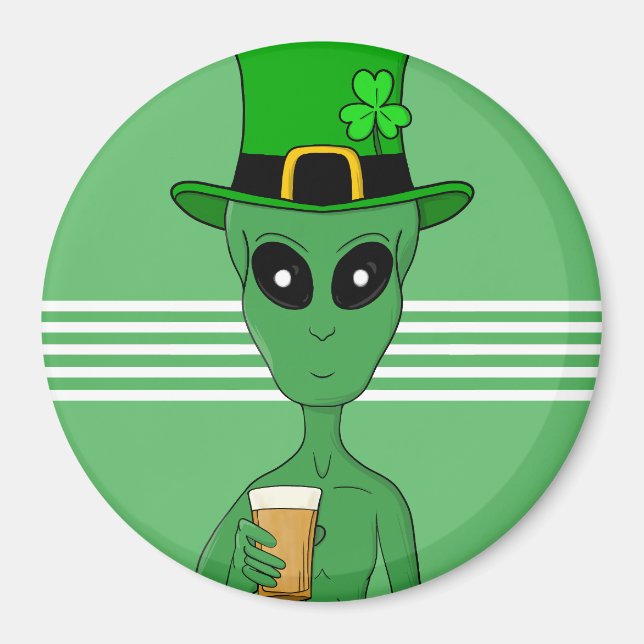 Aimant Un Alien de St. Patrick (Devant)