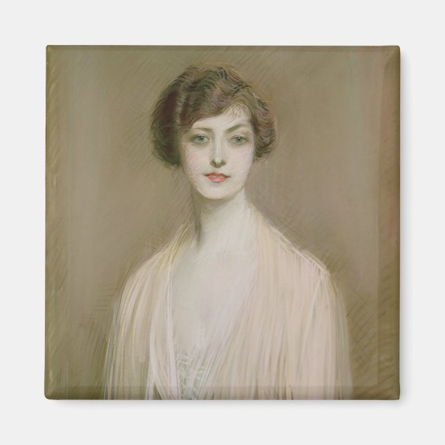 Aimant Un Américain (pastel sur toile) (Devant)