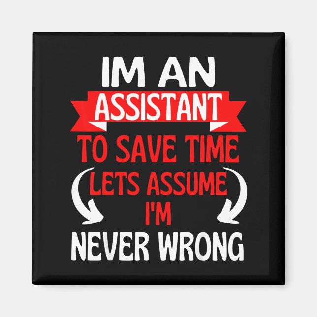Aimant Un assistant pour gagner du temps, supposons que W (Devant)