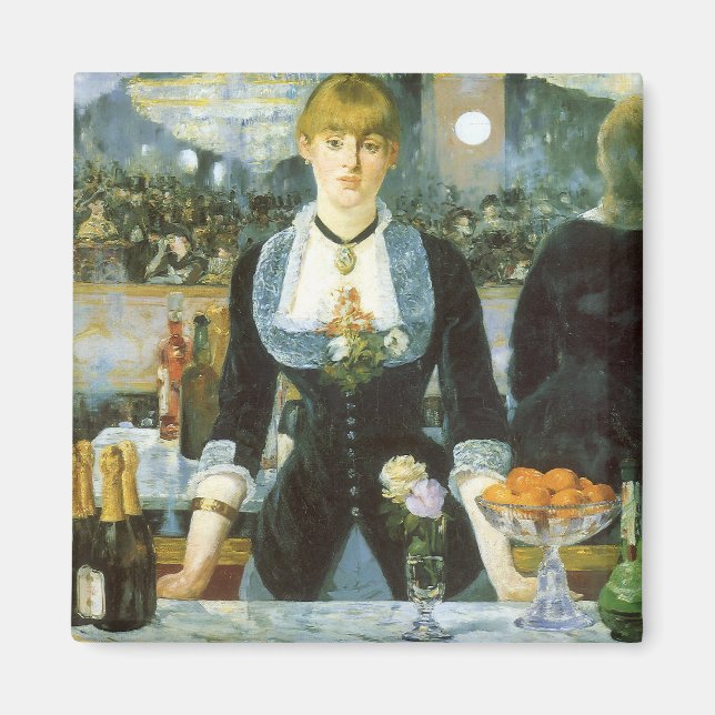 Aimant Un bar aux Folies Bergere par Edouard Manet (Devant)