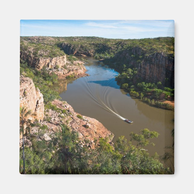 Aimant Un bateau à Katherine gorge Australia (Devant)