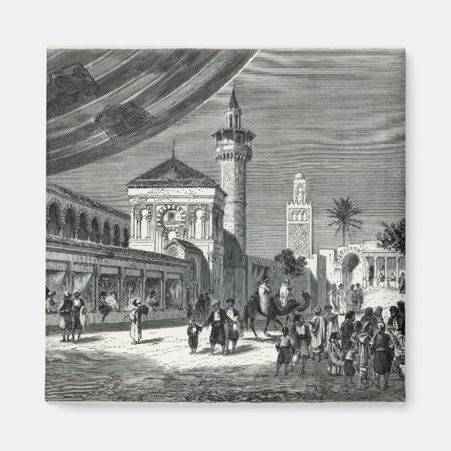 Aimant Un bazar à Tunis (Devant)