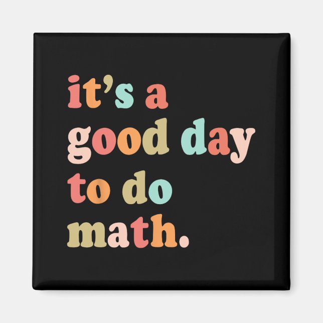 Aimant Un Bon Jour Pour Faire Le Test Math Jour Test Math (Devant)