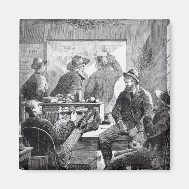 Aimant Un bureau foncier du Kansas (Devant)