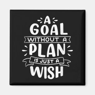 Aimant Un But Sans Plan N'Est Qu'Un Souhait - Motivation