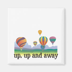 Aimant Un cadeau coloré de vol de ballon - ballons à ai