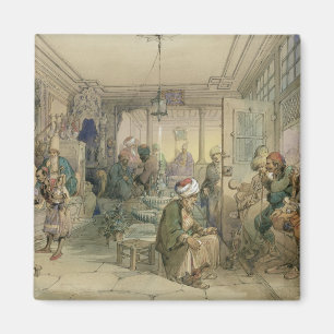 Aimant Un café, Constantinople, 1854 (stylo et encre et